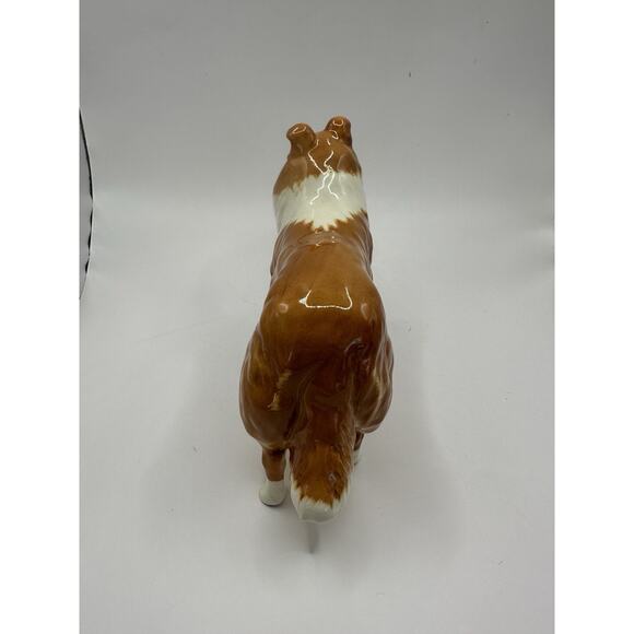Beswick "Lochinvar of Lady Park" Porcelain Red White Collie Figurine #1791 - Picture 5 of 11